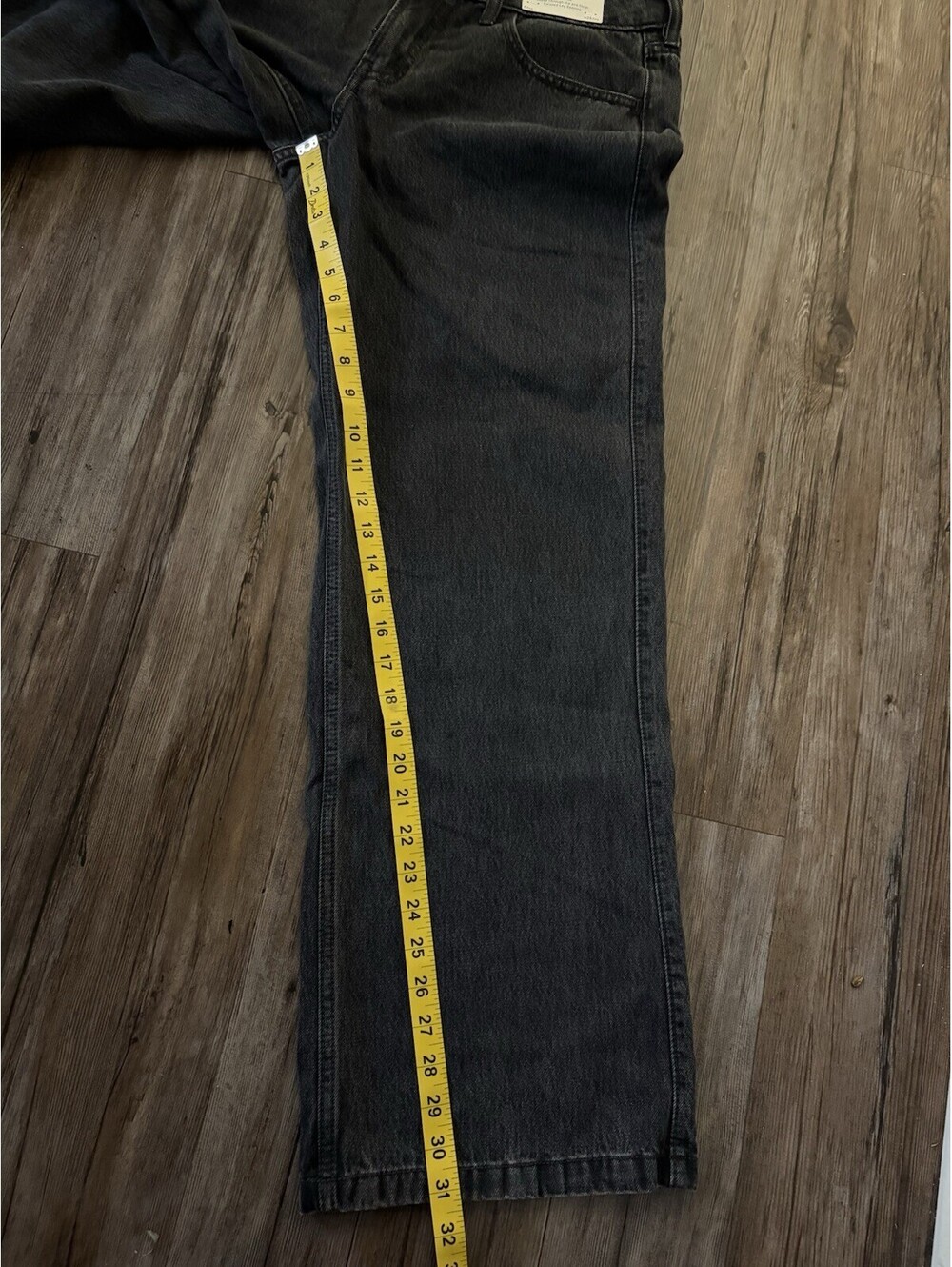 NWT Hollister Women's Black Low Rise Baggy Jeans Sz 28 - Picture 6 of 7
